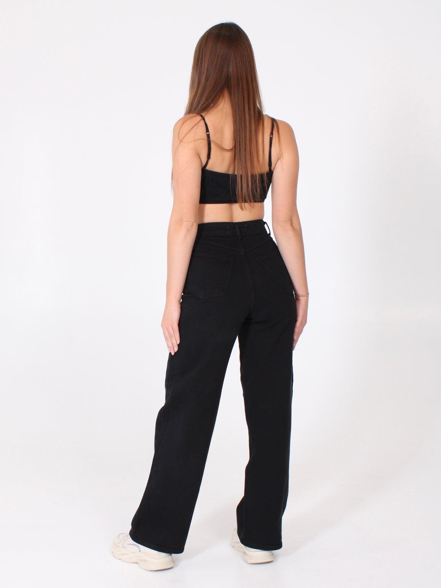 Black Masha 90’s Wide Leg Jeans