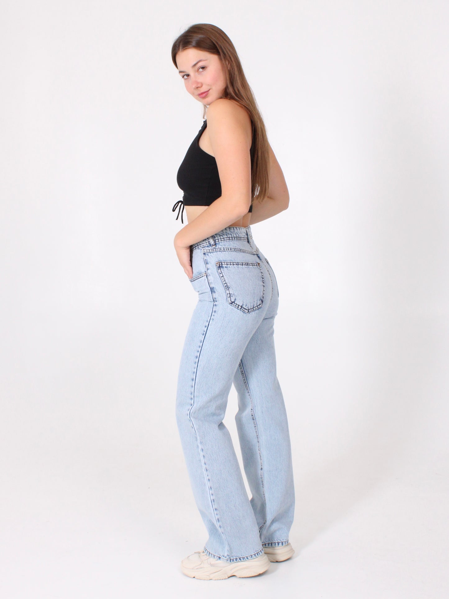 Ocean Blue Anna Straight Leg Full Length Jeans