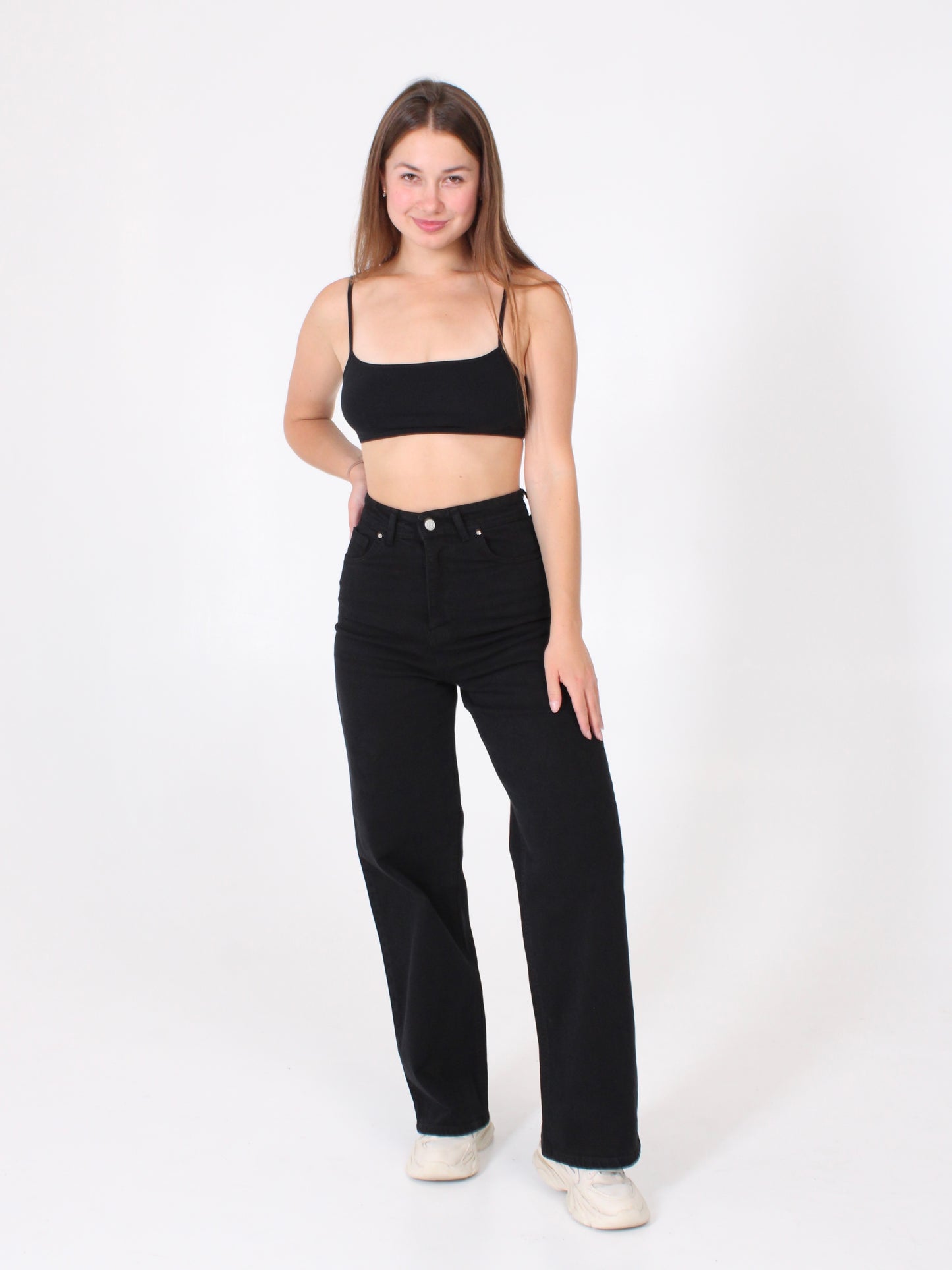 Black Masha 90’s Wide Leg Jeans
