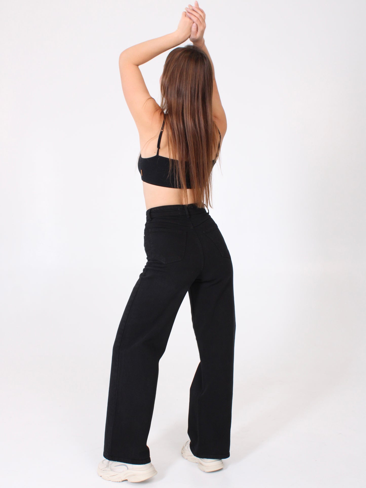 Black Masha 90’s Wide Leg Jeans