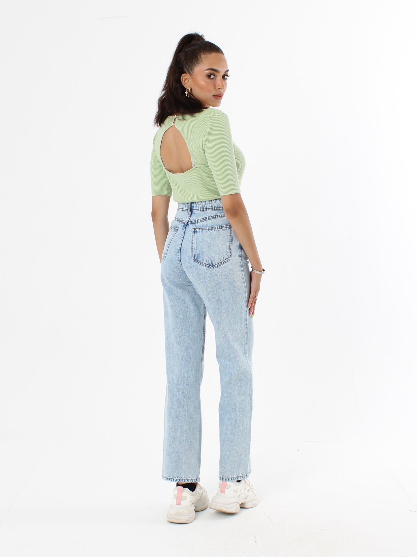Royal Blue Anna Straight Leg Full Length Jeans