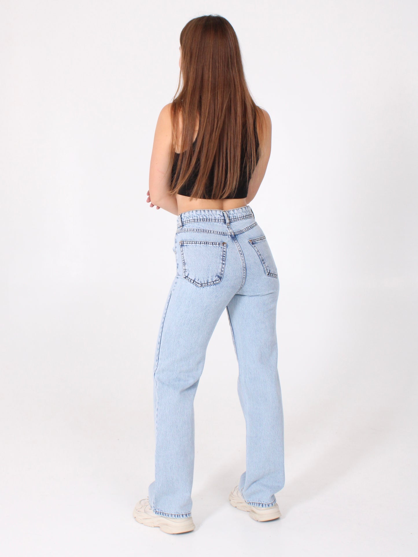 Ocean Blue Anna Straight Leg Full Length Jeans