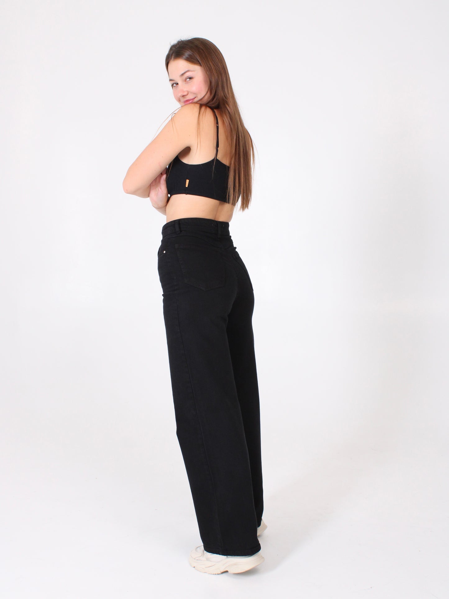 Black Masha 90’s Wide Leg Jeans