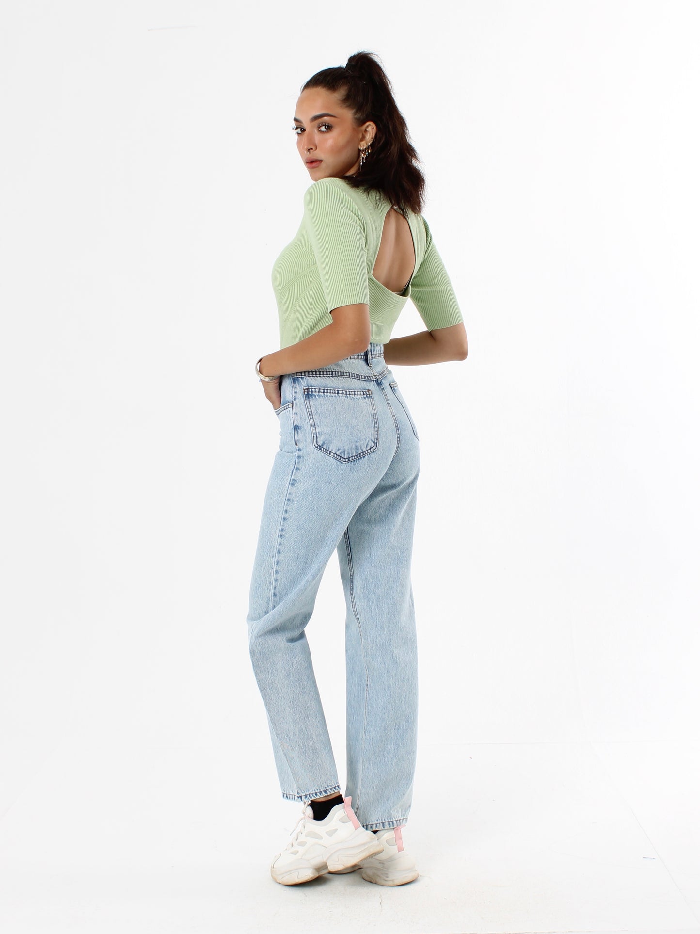 Royal Blue Anna Straight Leg Full Length Jeans
