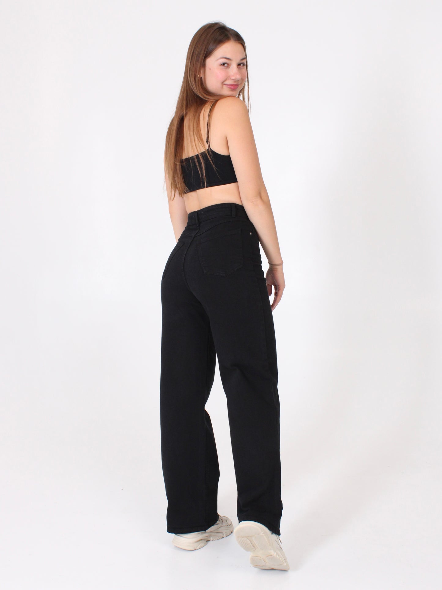 Black Masha 90’s Wide Leg Jeans