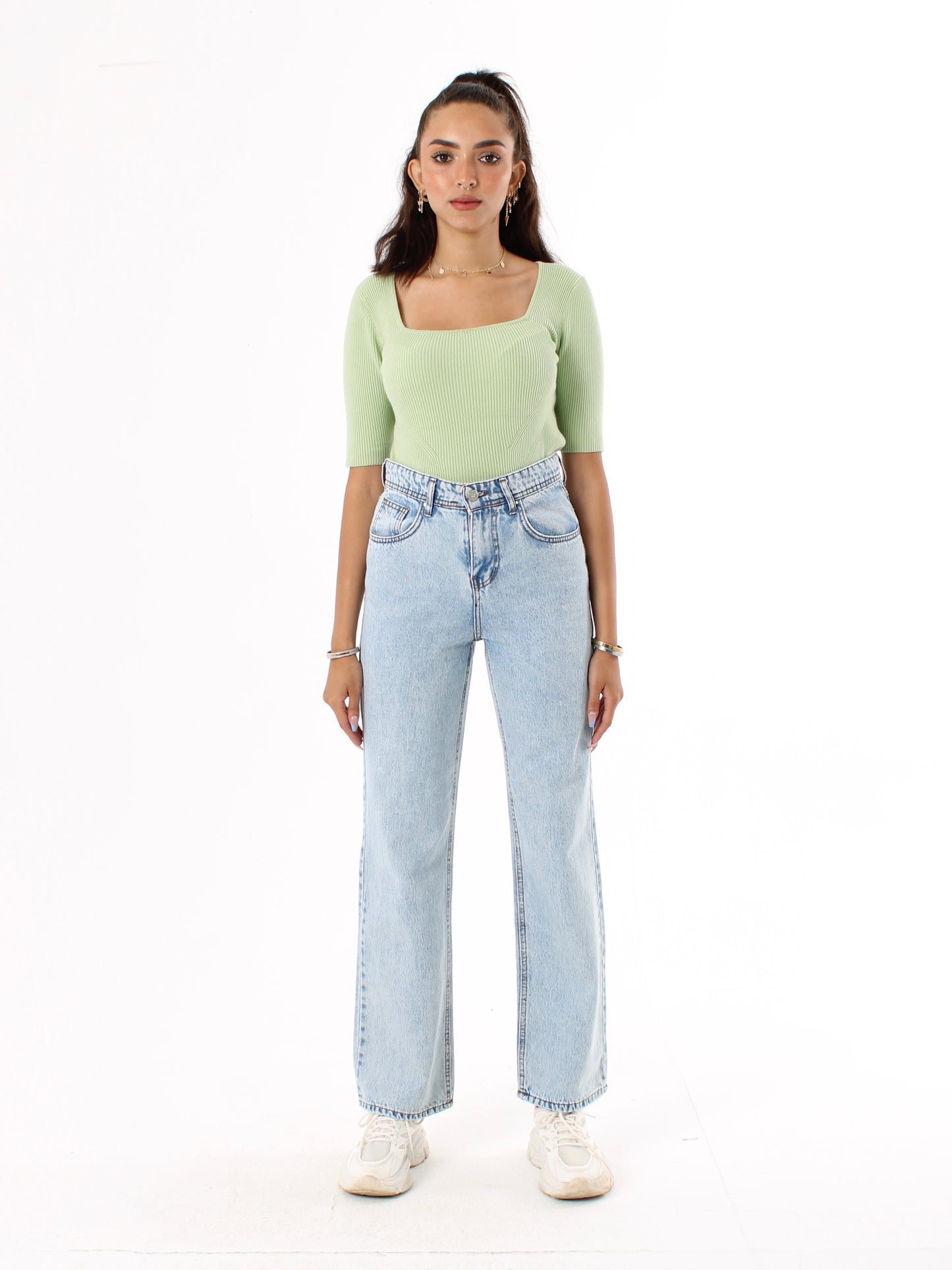 Royal Blue Anna Straight Leg Full Length Jeans