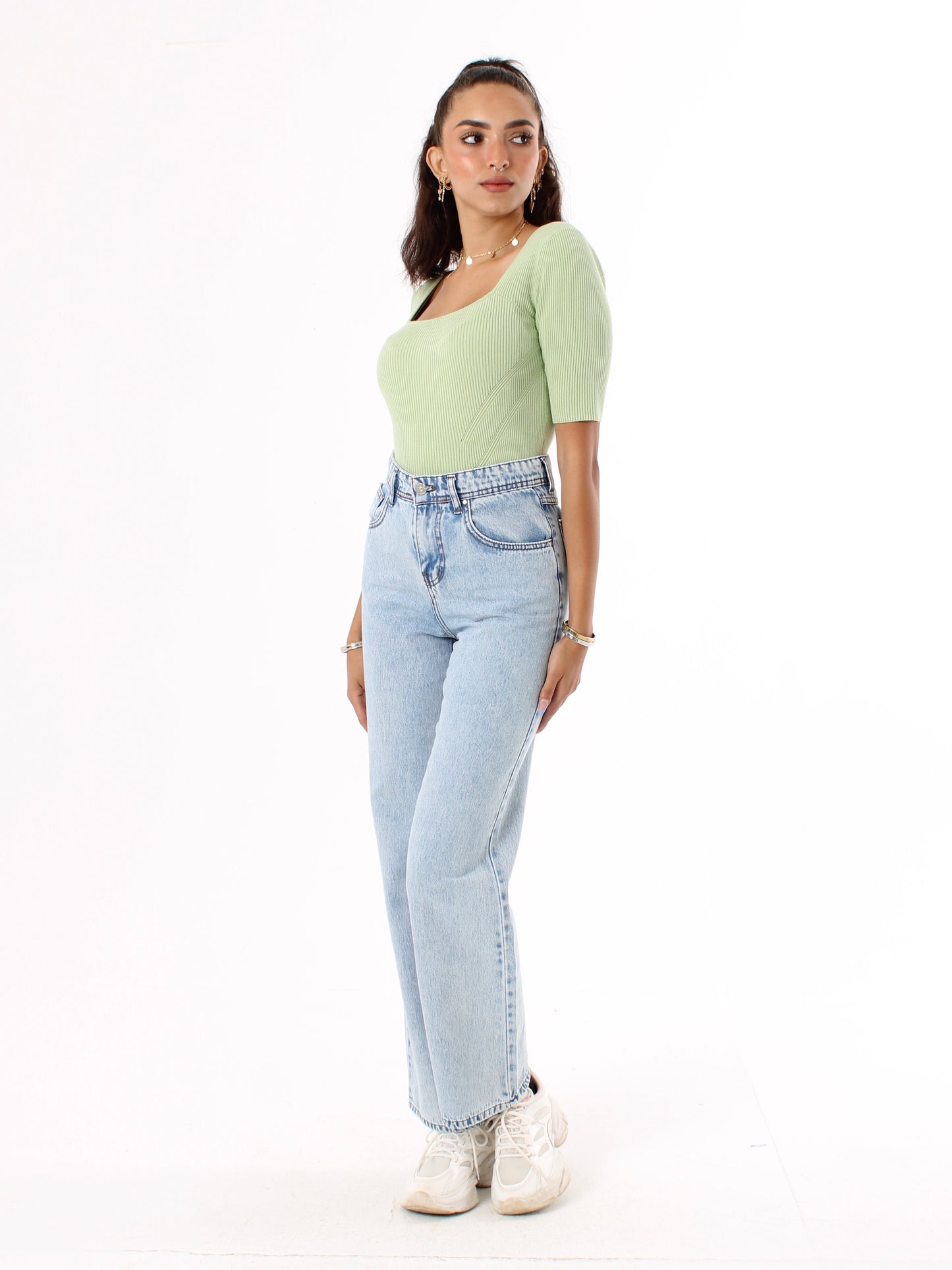 Royal Blue Anna Straight Leg Full Length Jeans