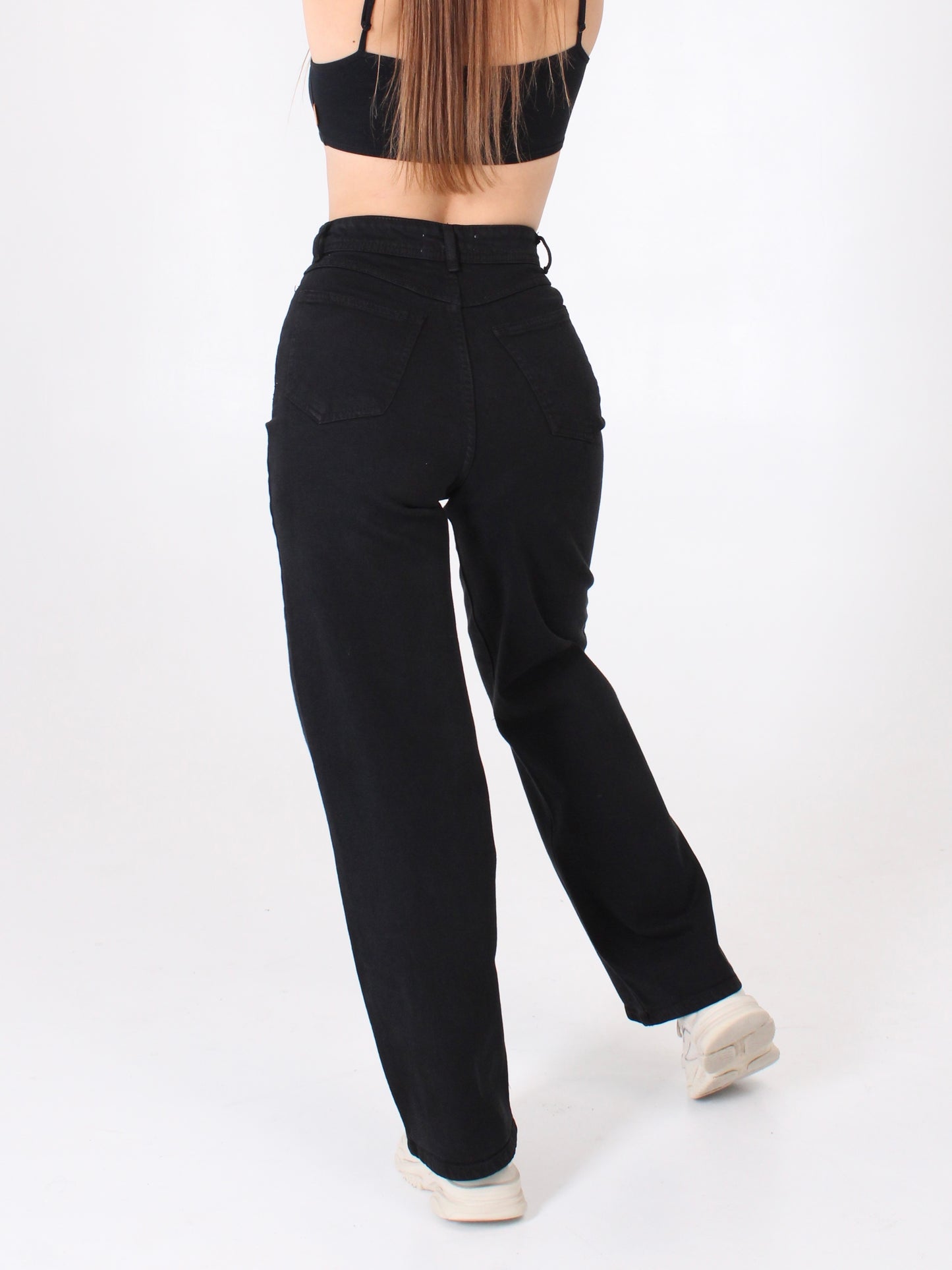 Black Masha 90’s Wide Leg Jeans