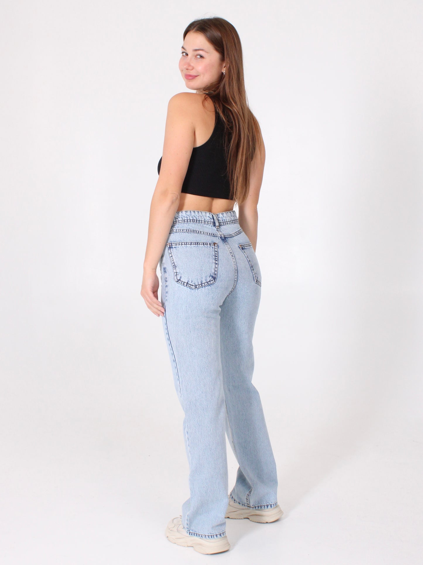 Ocean Blue Anna Straight Leg Full Length Jeans