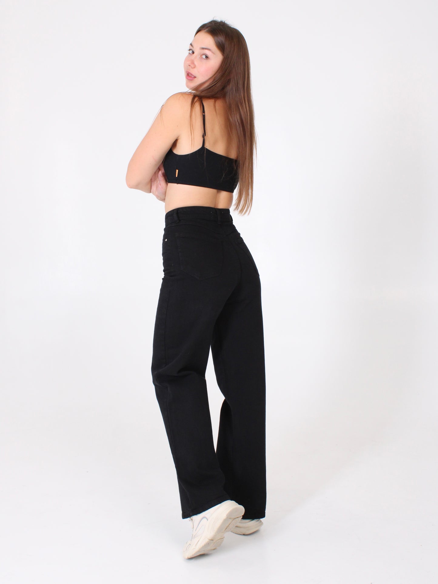 Black Masha 90’s Wide Leg Jeans