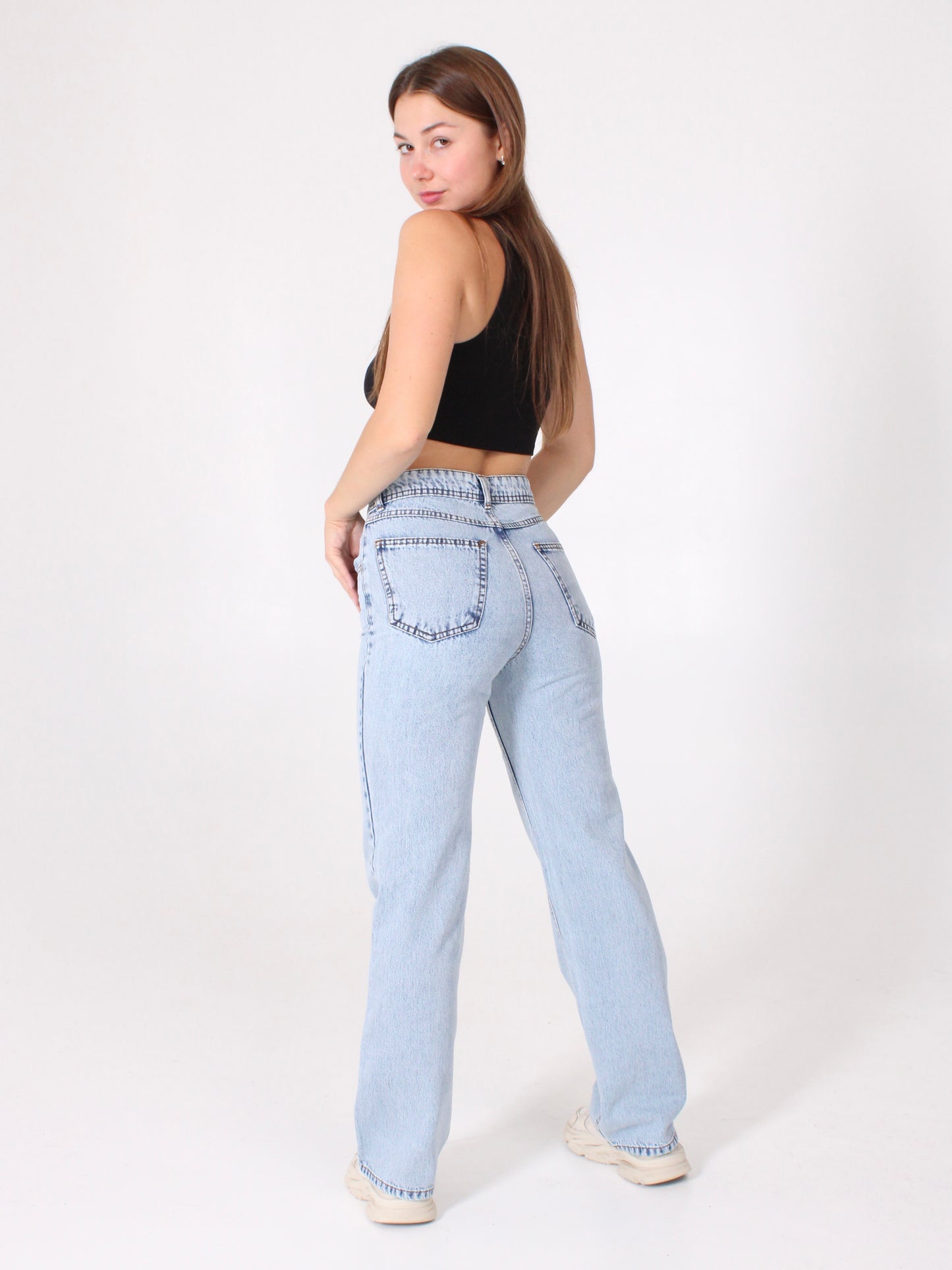 Ocean Blue Anna Straight Leg Full Length Jeans