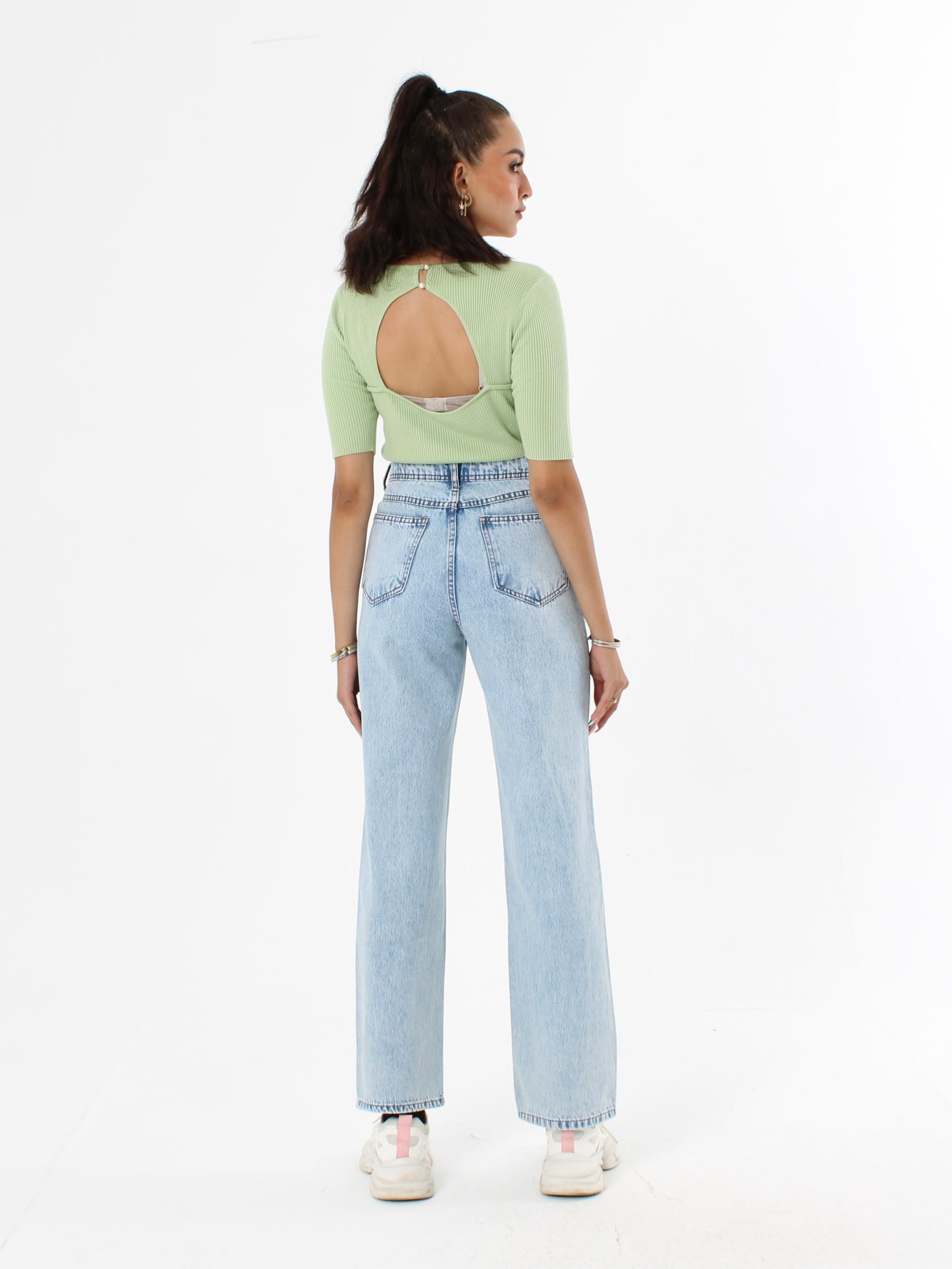 Royal Blue Anna Straight Leg Full Length Jeans