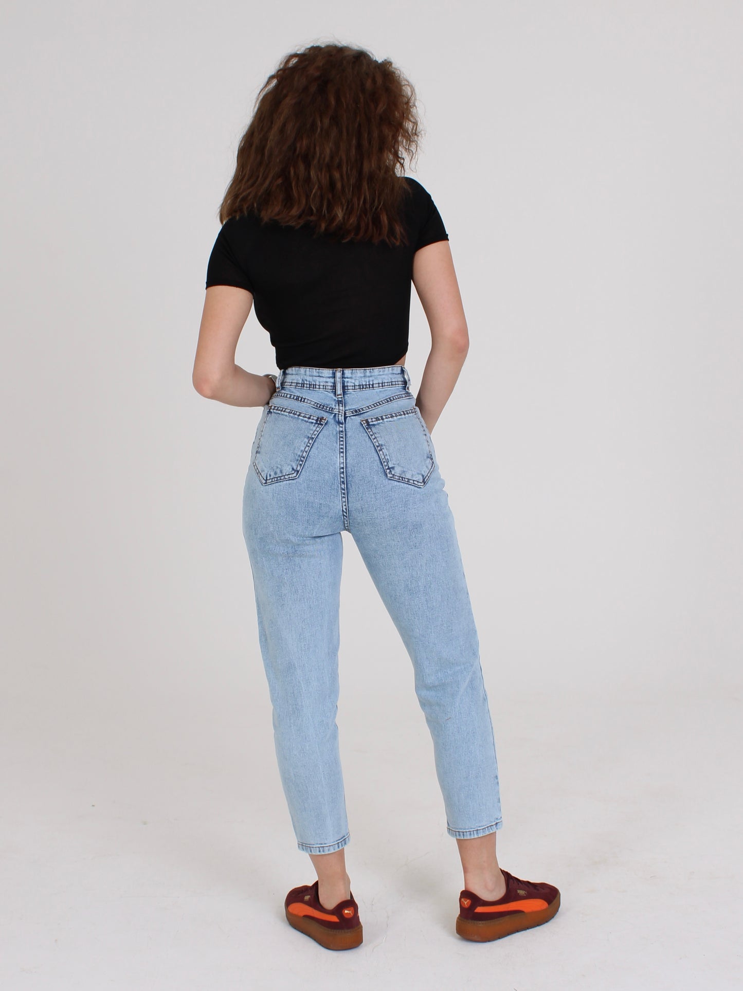 Ocean Blue Polina Mom Fit Jeans