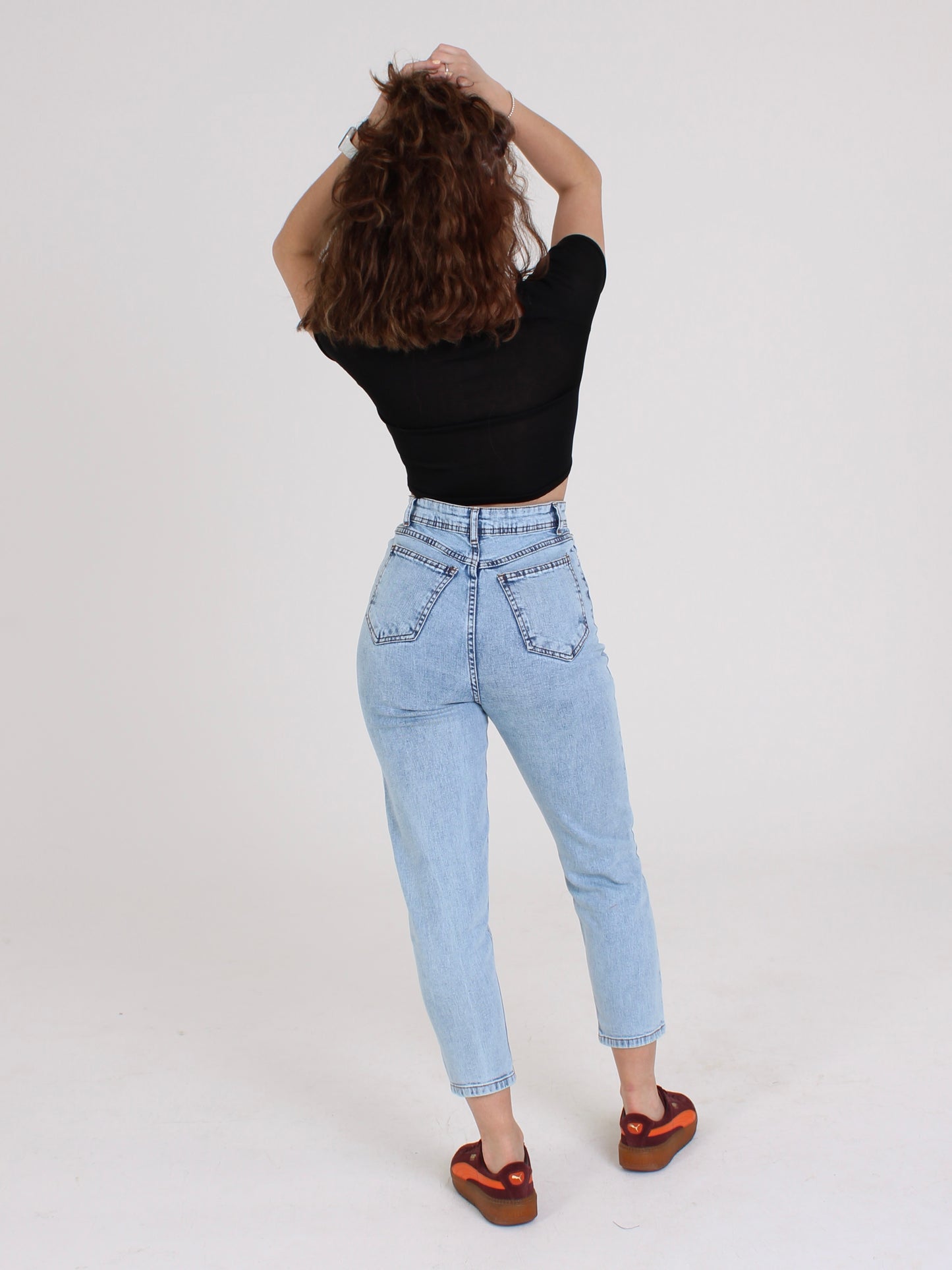 Ocean Blue Polina Mom Fit Jeans