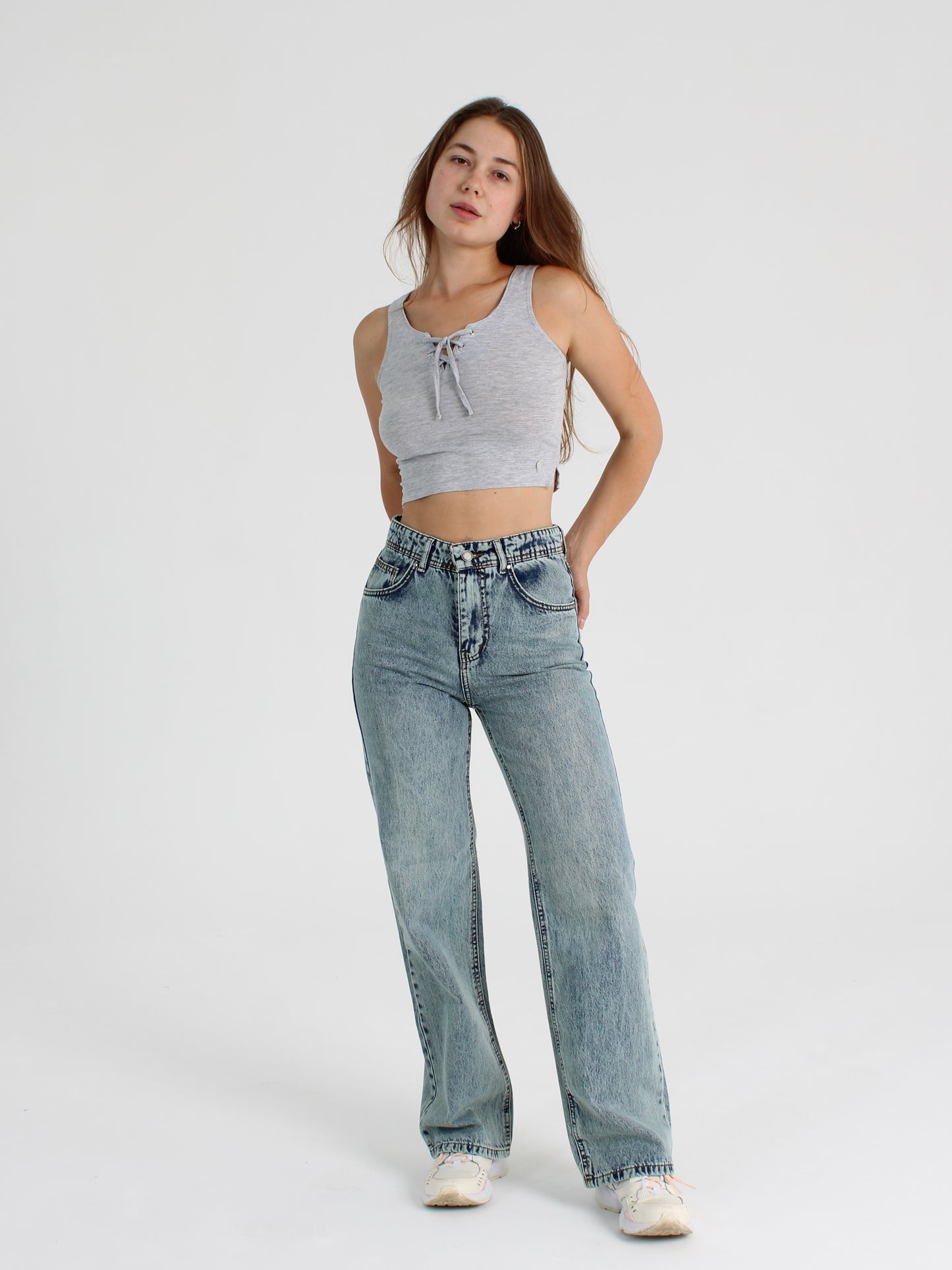 Vintage Blue Anna Straight Leg Jeans