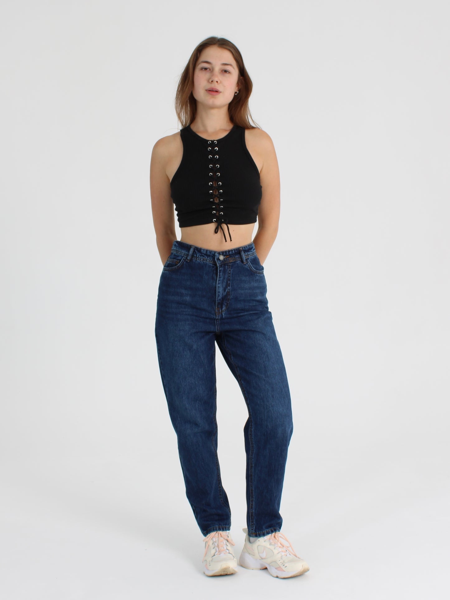 Rich Blue Polina Mom Jeans