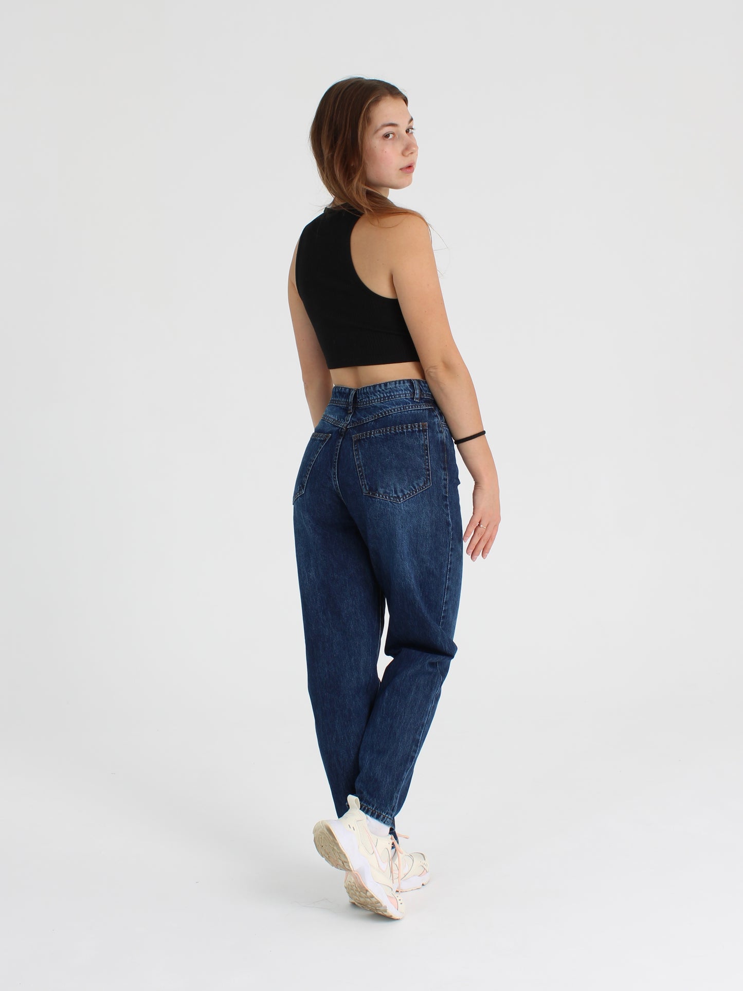 Rich Blue Polina Mom Jeans