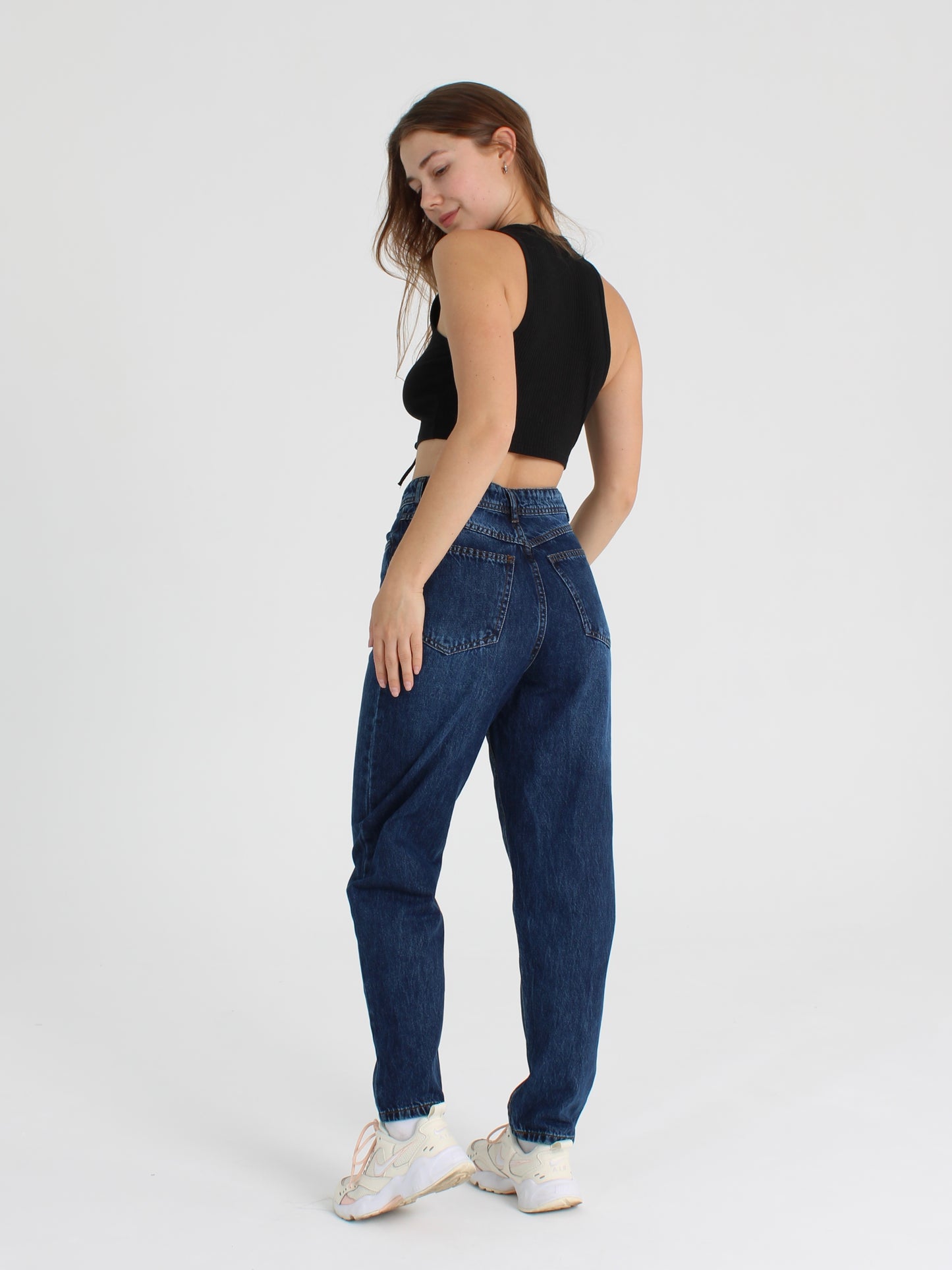 Rich Blue Polina Mom Jeans