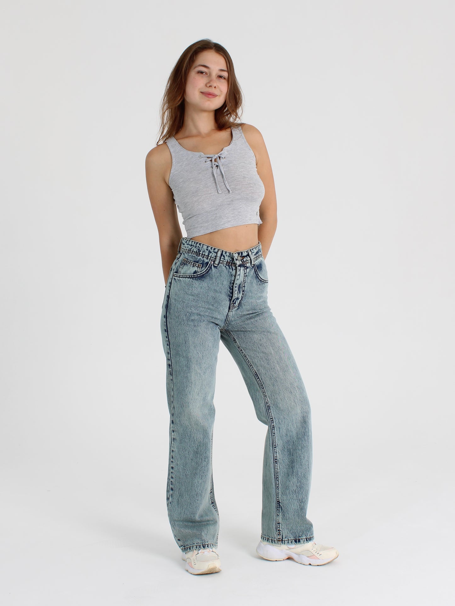 Vintage Blue Anna Straight Leg Jeans