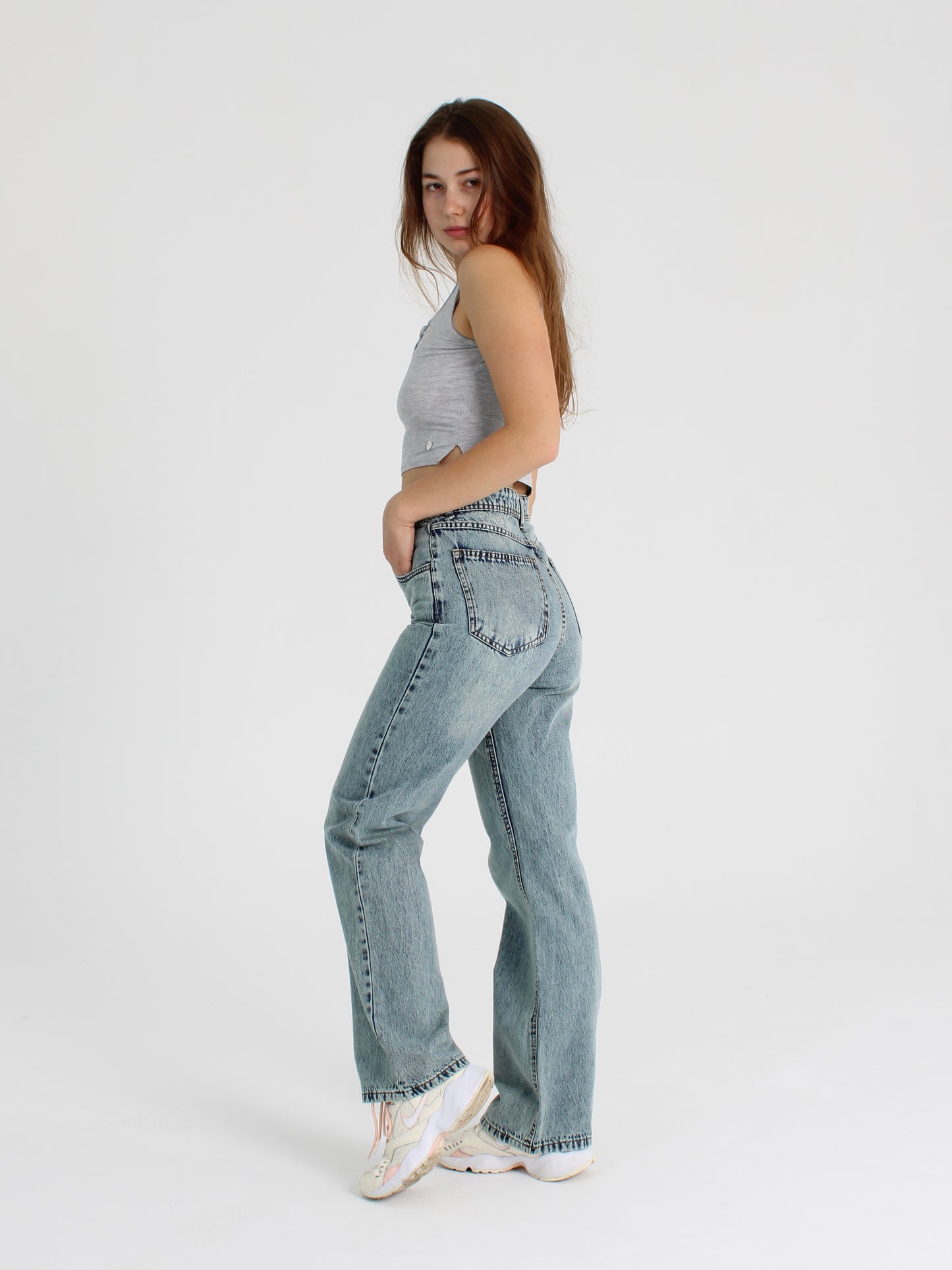 Vintage Blue Anna Straight Leg Jeans