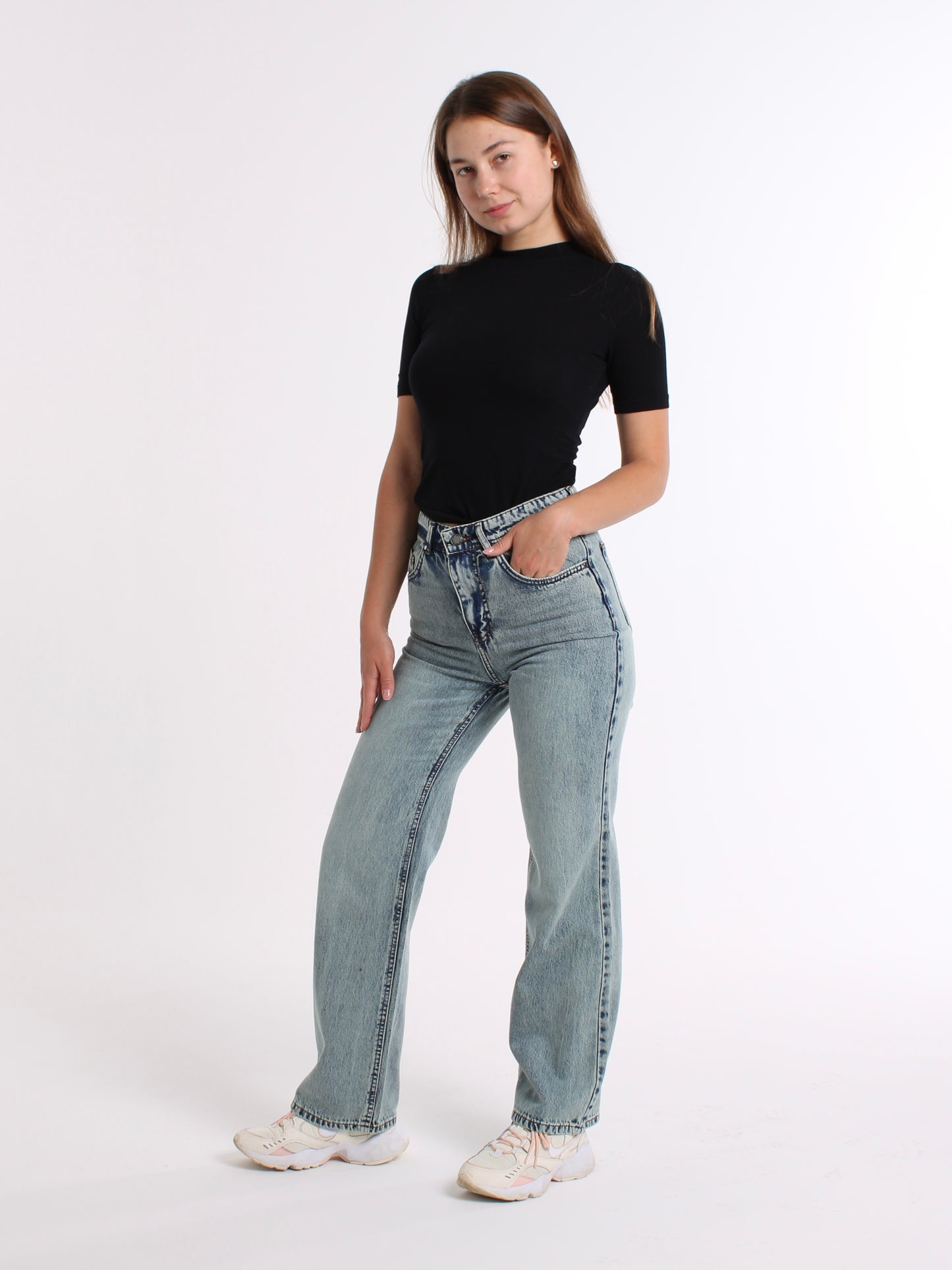 Green Cast Anna Straight Leg Jeans