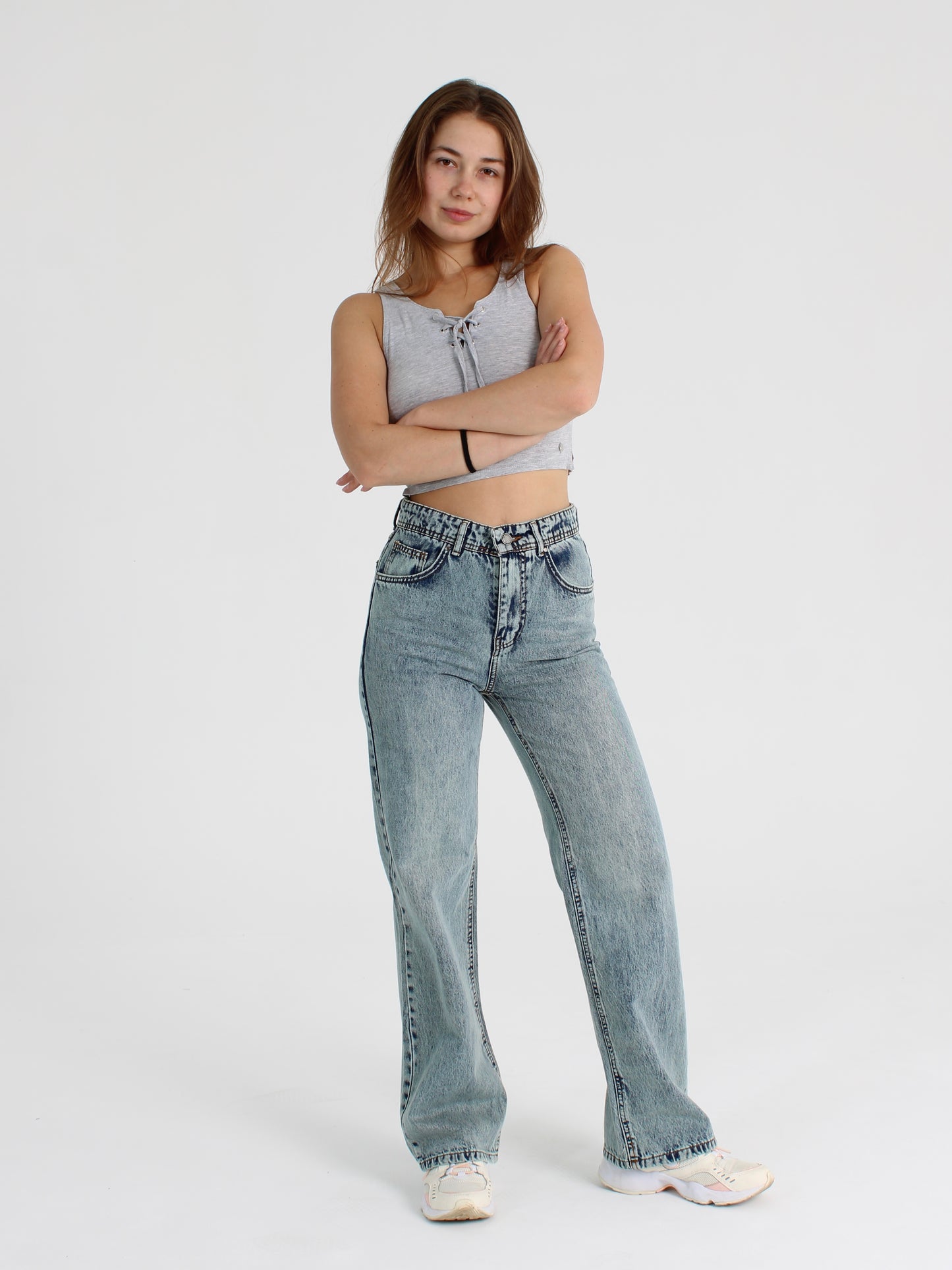 Vintage Blue Anna Straight Leg Jeans