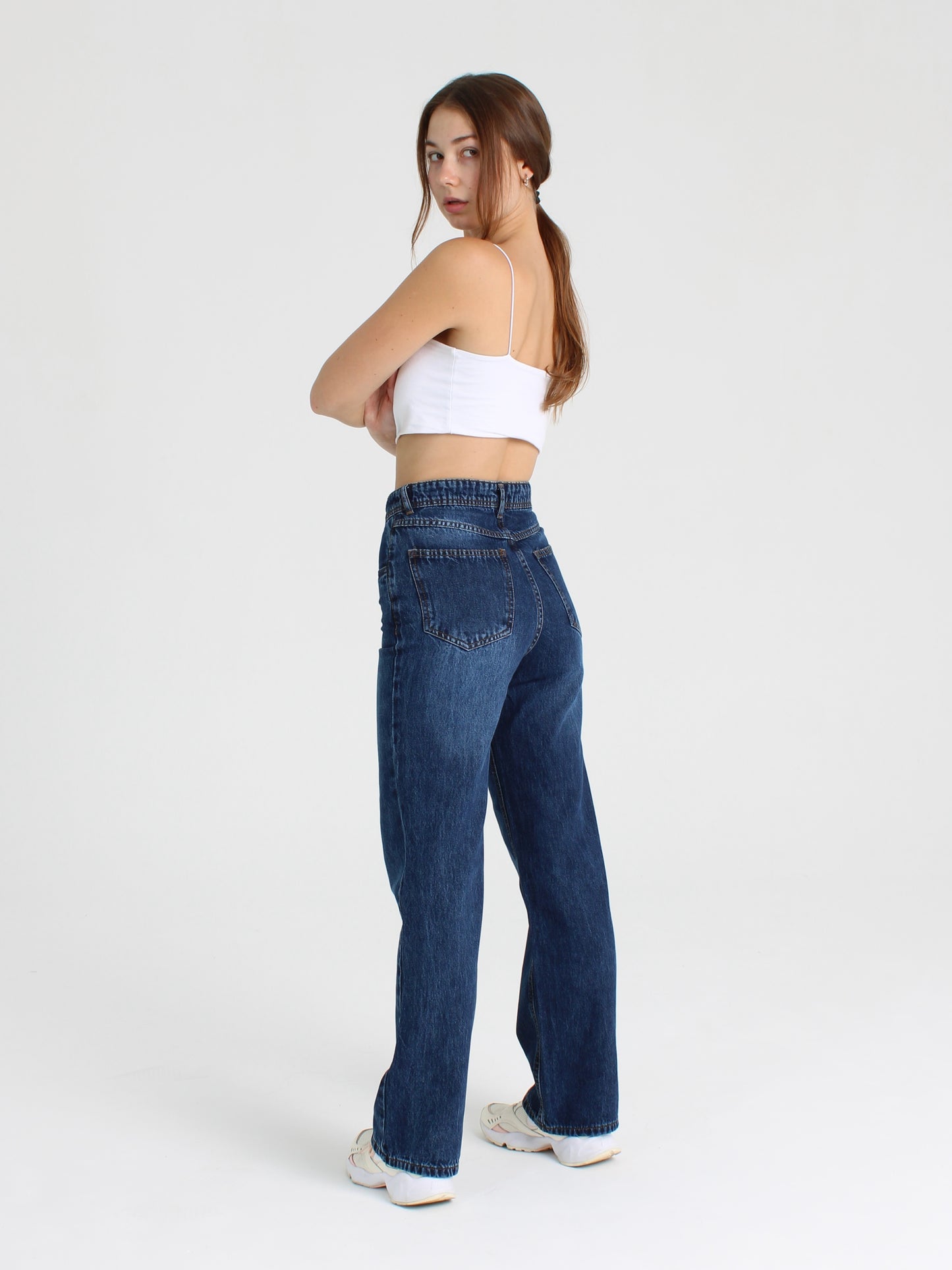 Rich Blue Anna Straight Leg Jeans