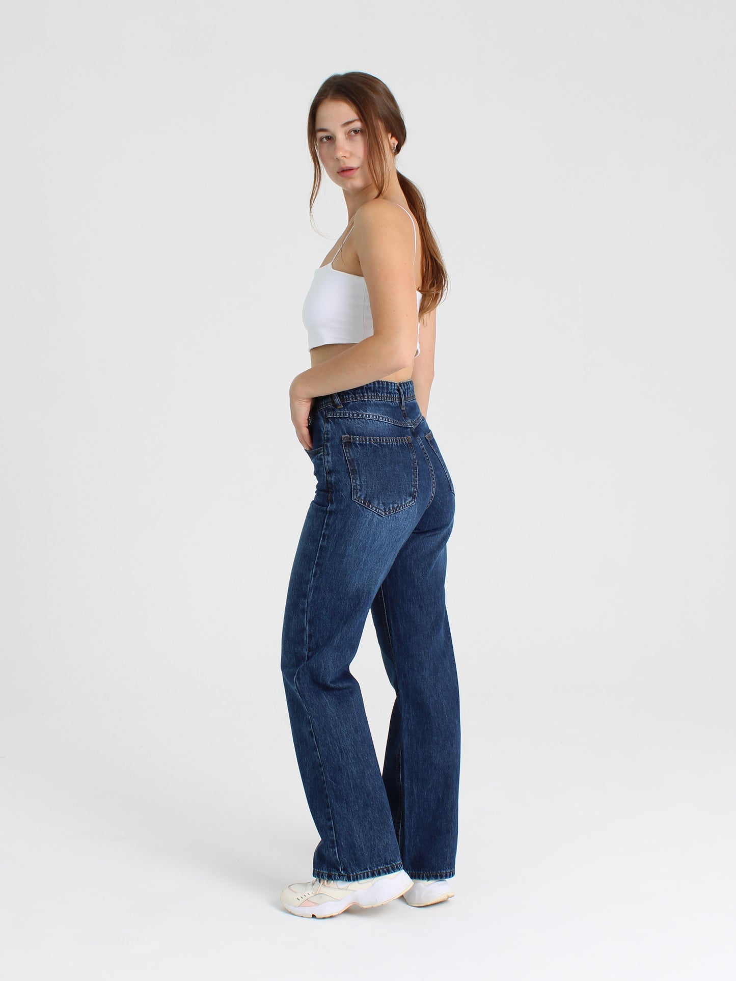 Rich Blue Anna Straight Leg Jeans