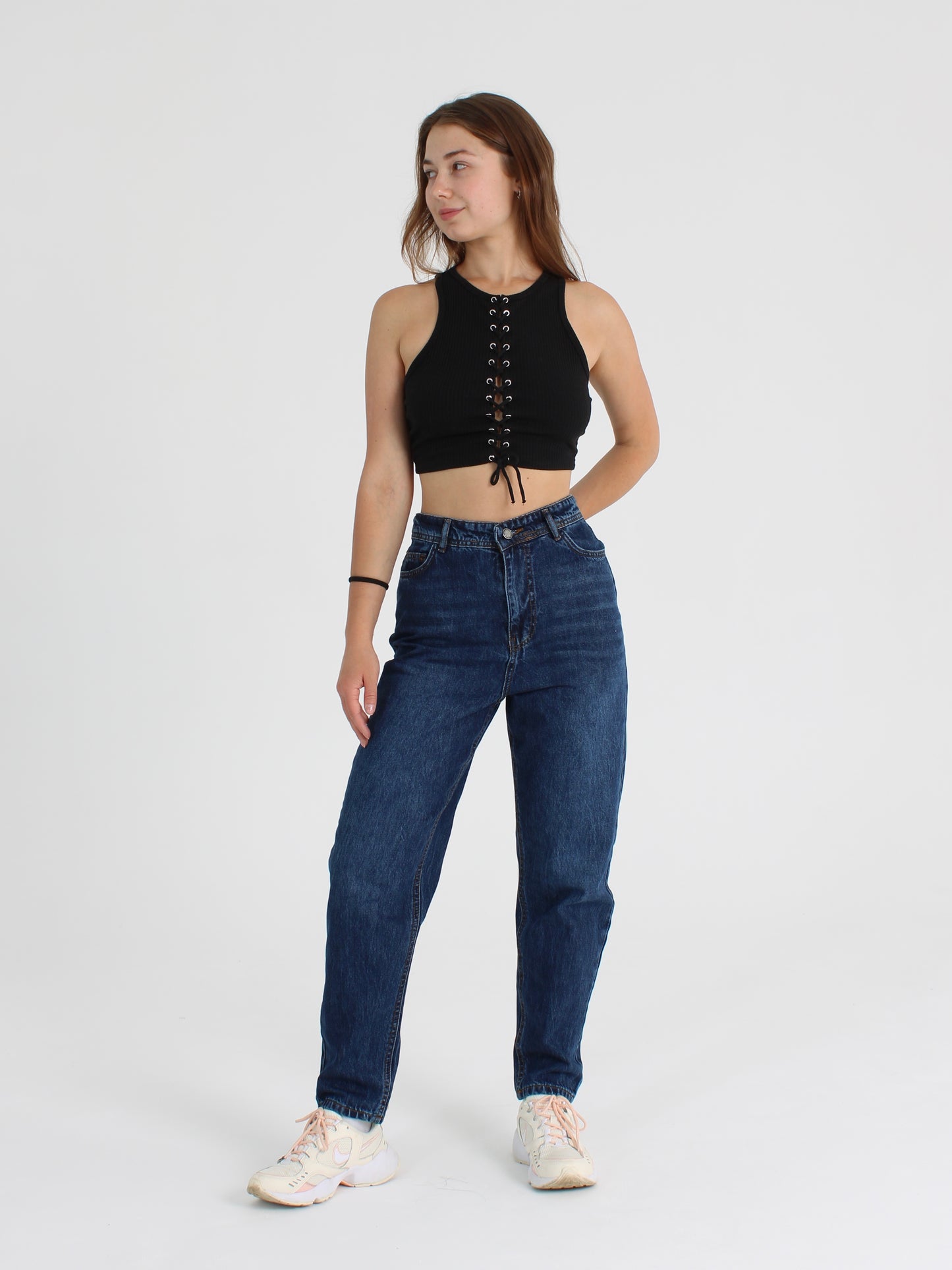 Rich Blue Polina Mom Jeans